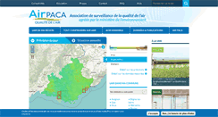 Desktop Screenshot of airpaca.org